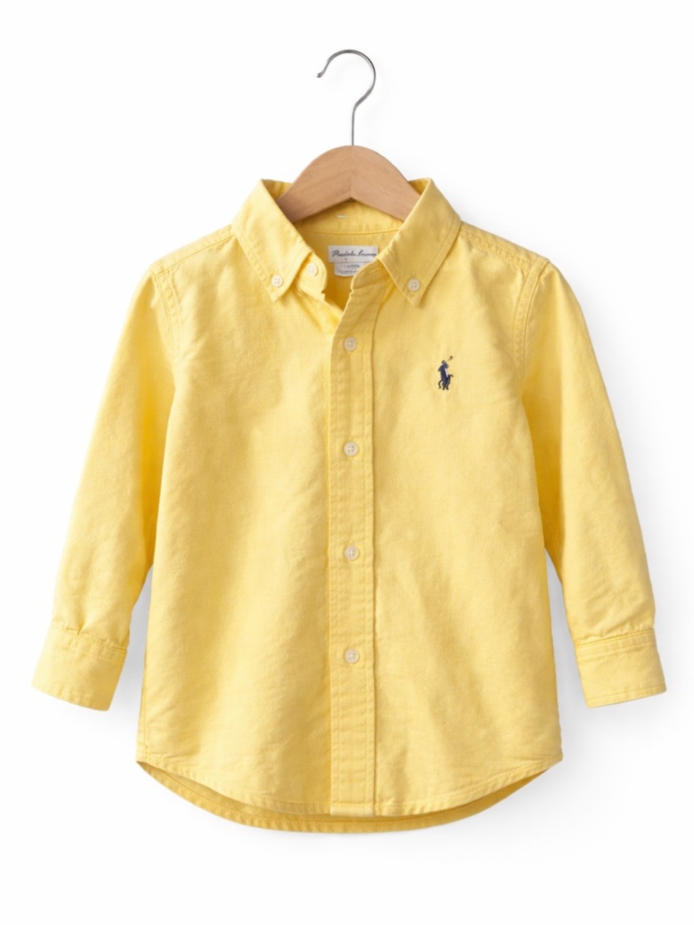 Ralph Lauren Kids Yellow Button-Down Oxford Shirt - Picture 1 of 2